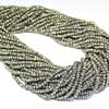 Natural Pyrite Faceted Israel Cut Rondelle beads StrandLength 13.5 Inches and Size 3mm approx.Pyrite is usually found associated with other sulfides or oxides in quartz veins, sedimentary rock, and metamorphic rock, as well as in coal beds, and as a replacement mineral in fossils.